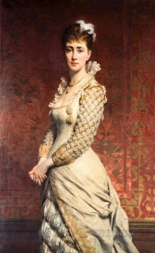 Portrait of a Lady Academic Classicism Pierre Auguste Cot Oil Paintings